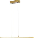 Conley 1-Light LED Linear Pendant Brass Gold