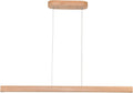 39 Inch Wooden LED Linear Pendant Light Natural