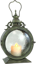 Metal Round Nautical Candle Hanging Lantern