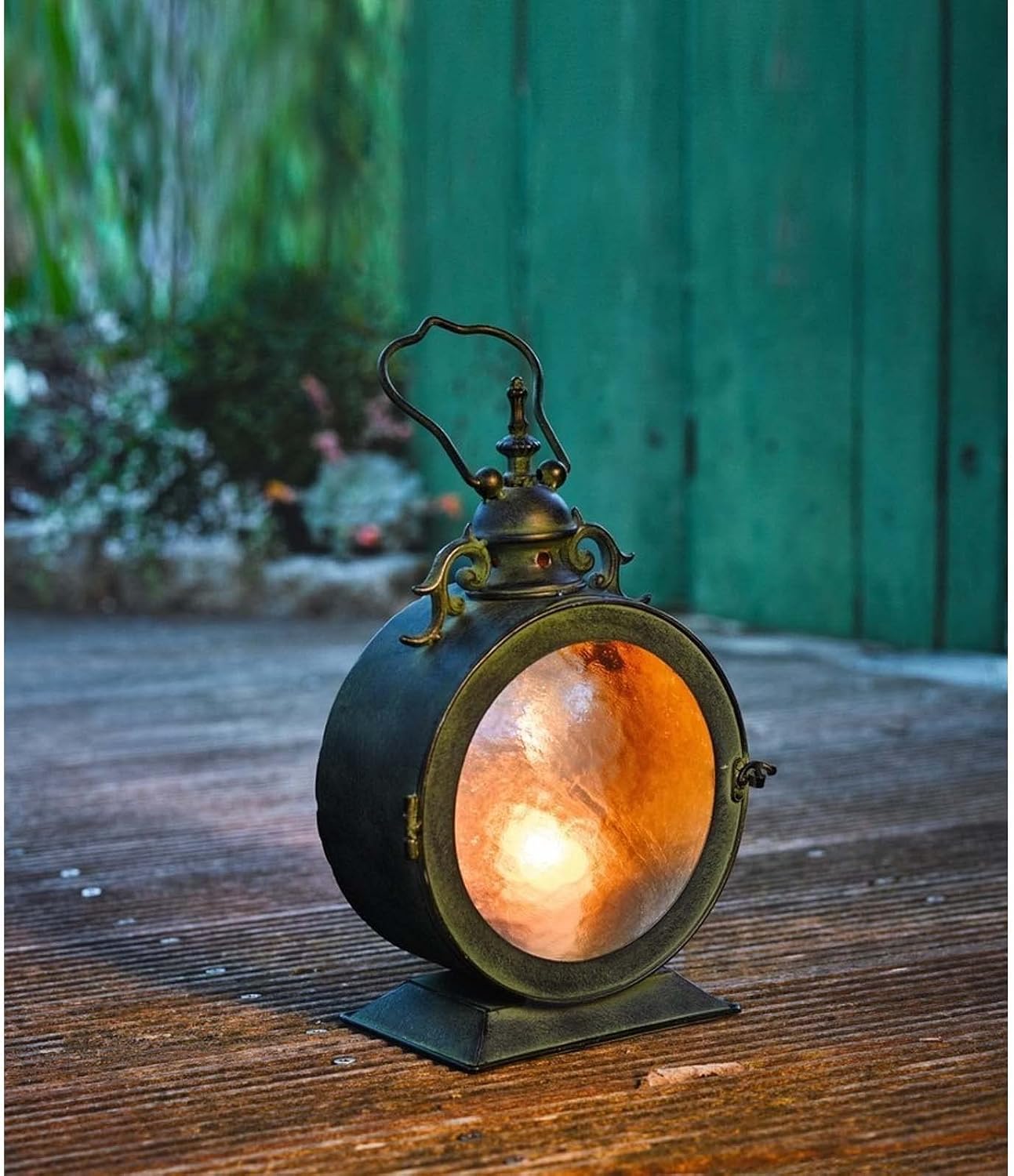 Metal Round Nautical Candle Hanging Lantern