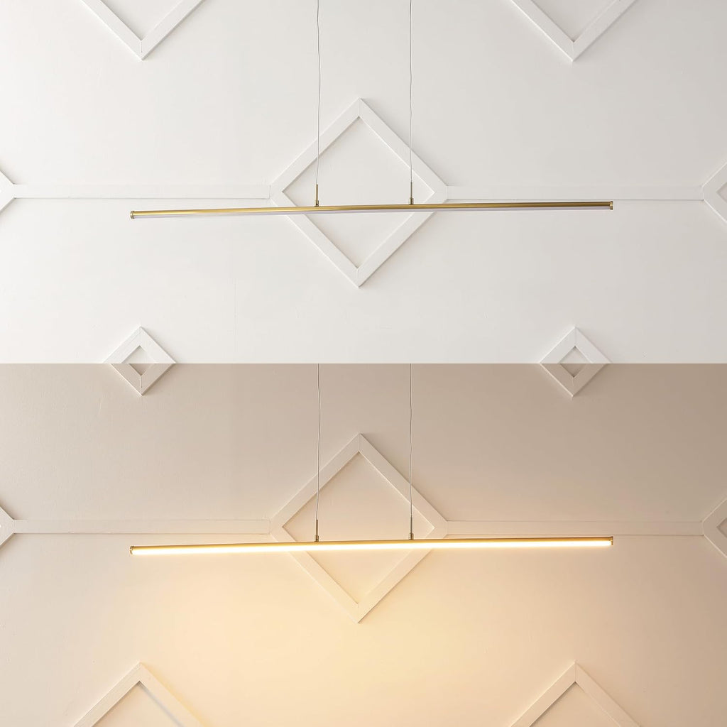 Conley 1-Light LED Linear Pendant Brass Gold