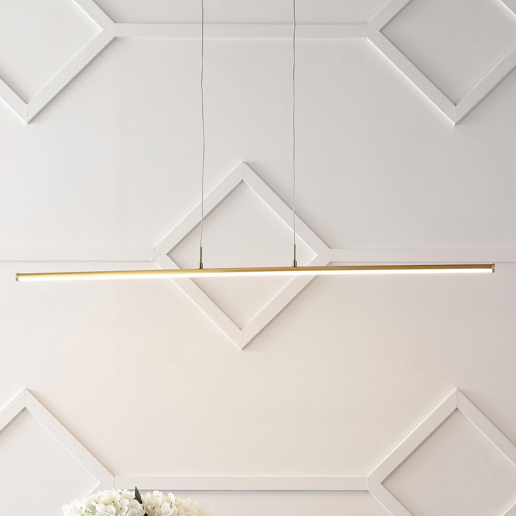 Conley 1-Light LED Linear Pendant Brass Gold