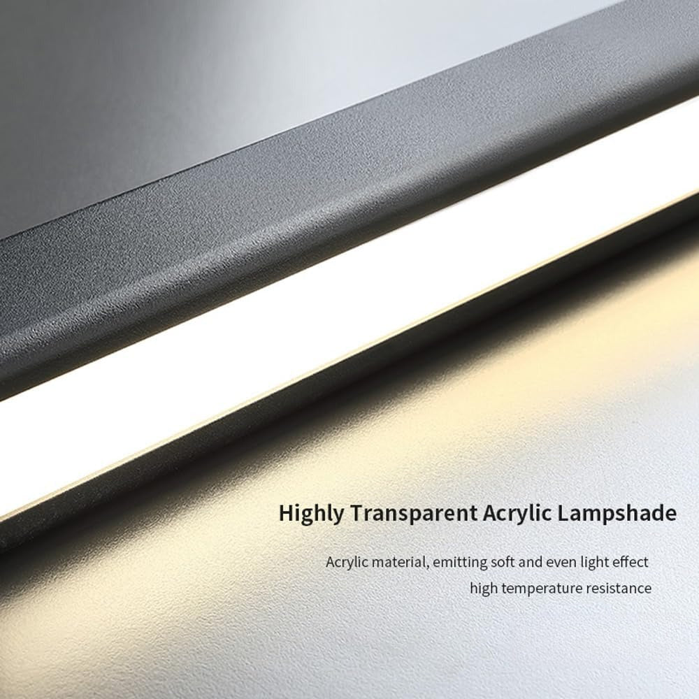 45 Inch LED Linear Pendant Light Black